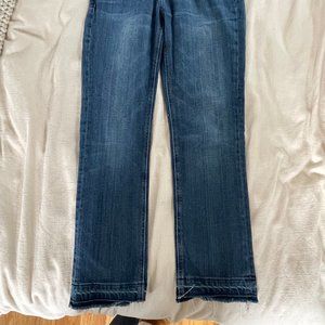 Current/Elliot cropped straight denim